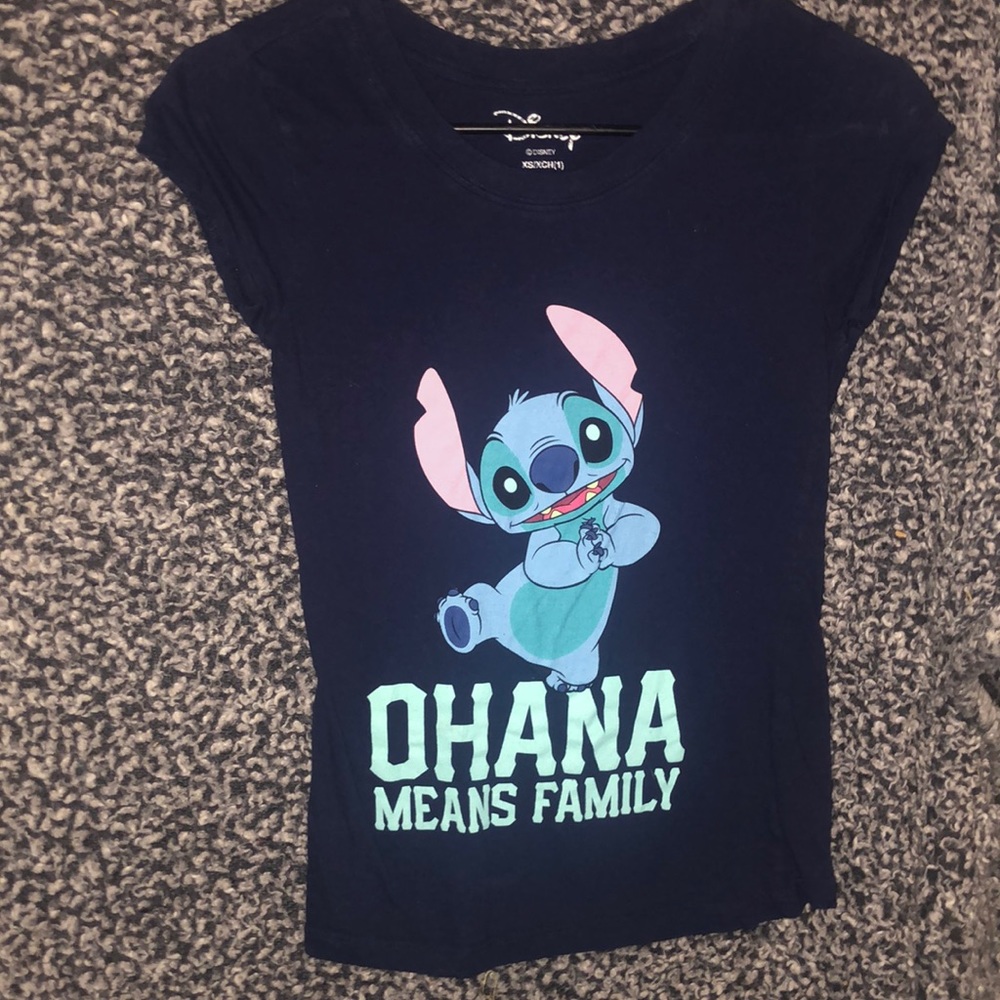 Blue stitch Disney shirt